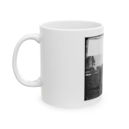 Brandy Station, Virginia. Capt. Beckwith's Horse, Headquarters, Army Of The Potomac (U.S. Civil War) White Coffee Mug