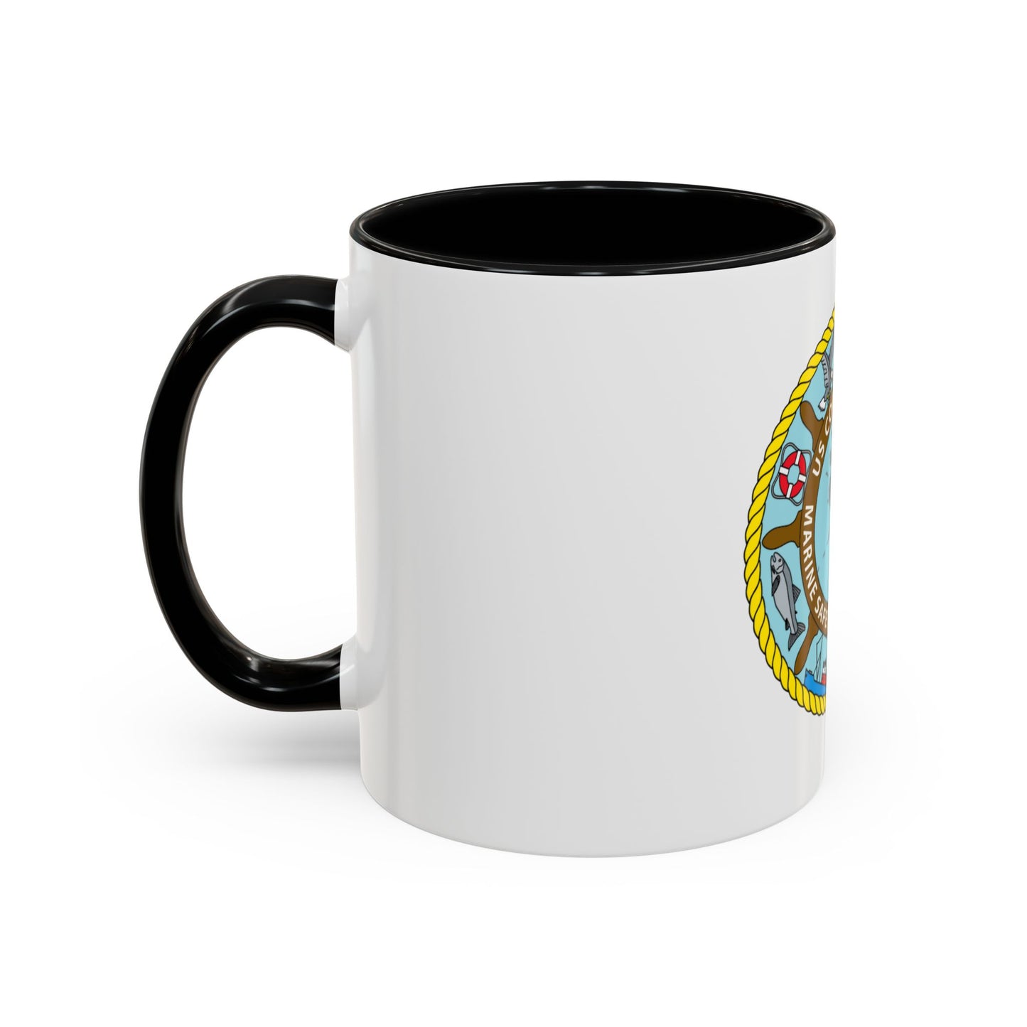 USCG Marine Safety Office Juneau (U.S. Coast Guard) Accent Coffee Mug