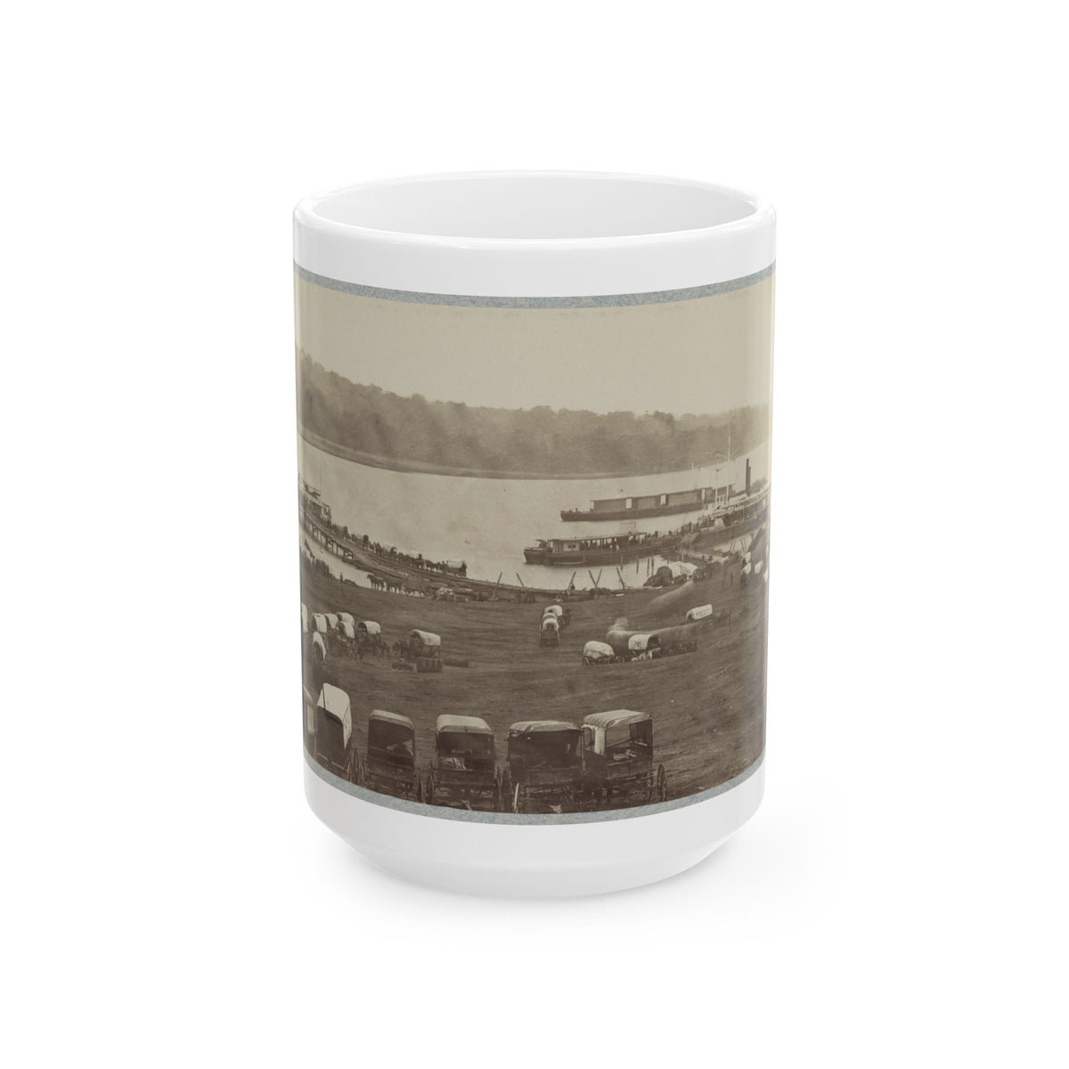 Belle Plain Landing, Va. (U.S. Civil War) White Coffee Mug