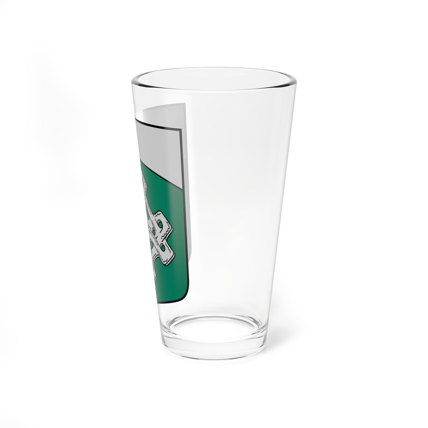 Daugmales pagasta ģerbonis (Latvia) (Coat of Arms) Pint Glass 16oz