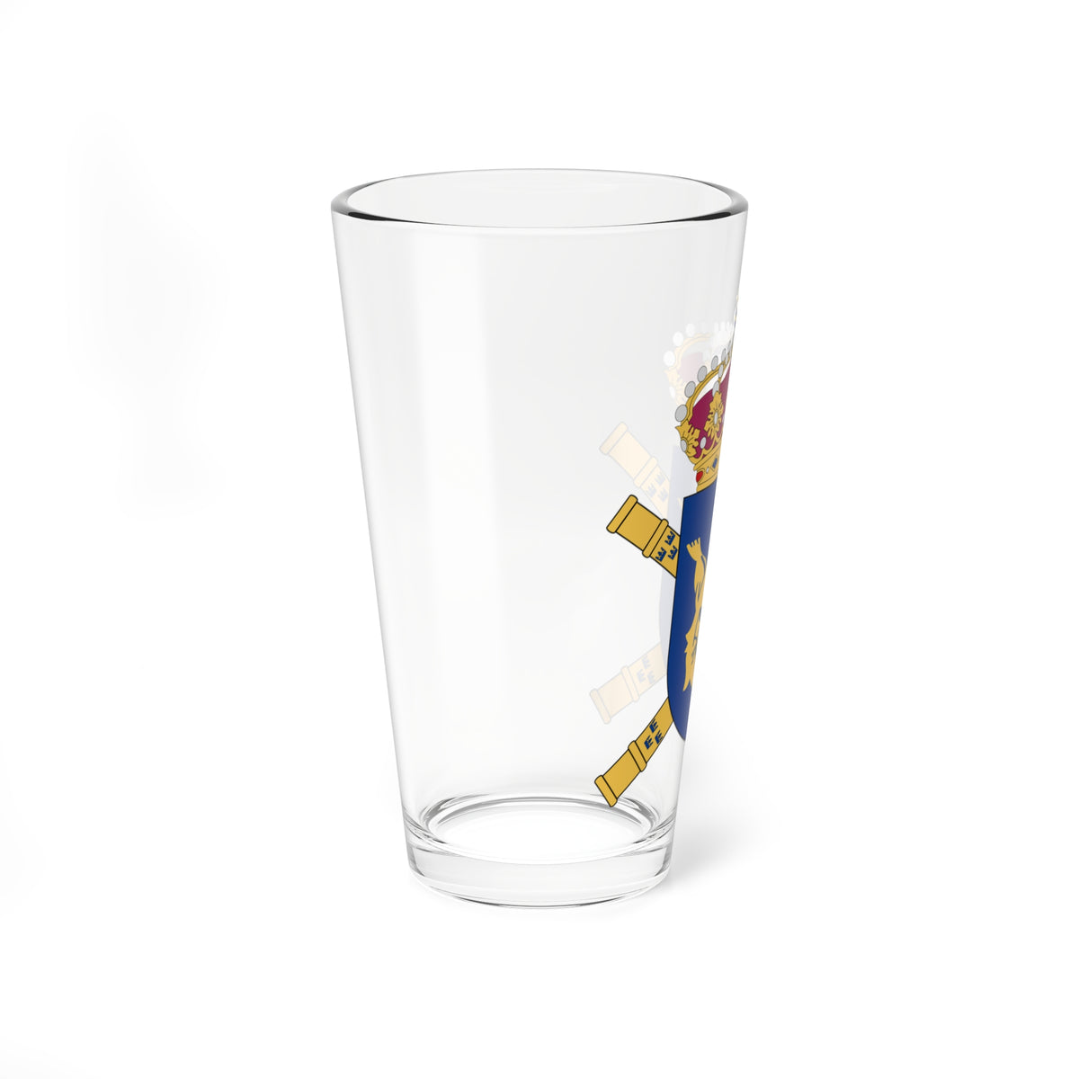 Övre norra arméfördelningen vapen (Sweden) (Coat of Arms) Pint Glass 16oz