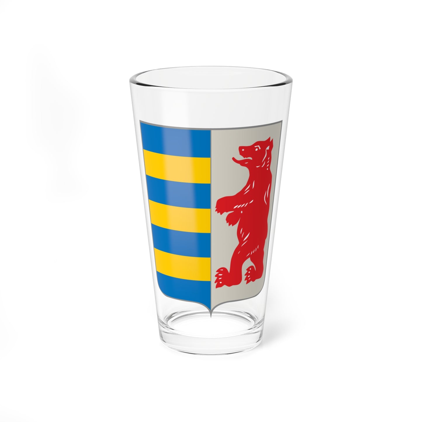 Coat of arms of Zakarpattia Oblast (Ukraine) (Coat of Arms) Pint Glass 16oz