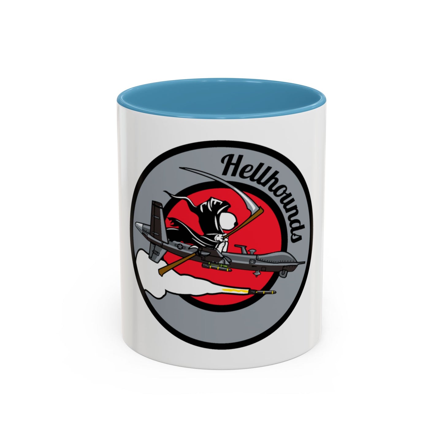 Hellbound Snoopy 20th ASq (U.S. Air Force) Accent Coffee Mug