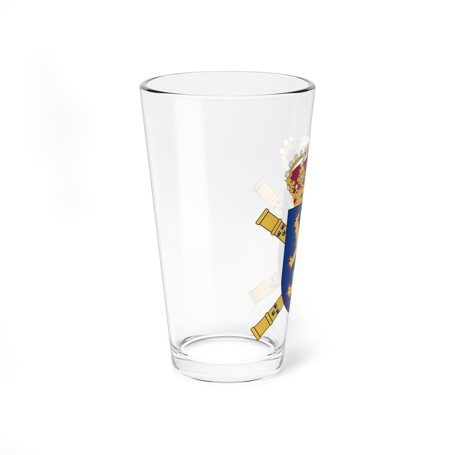 Västra arméfördelningen vapen (Sweden) (Coat of Arms) Pint Glass 16oz