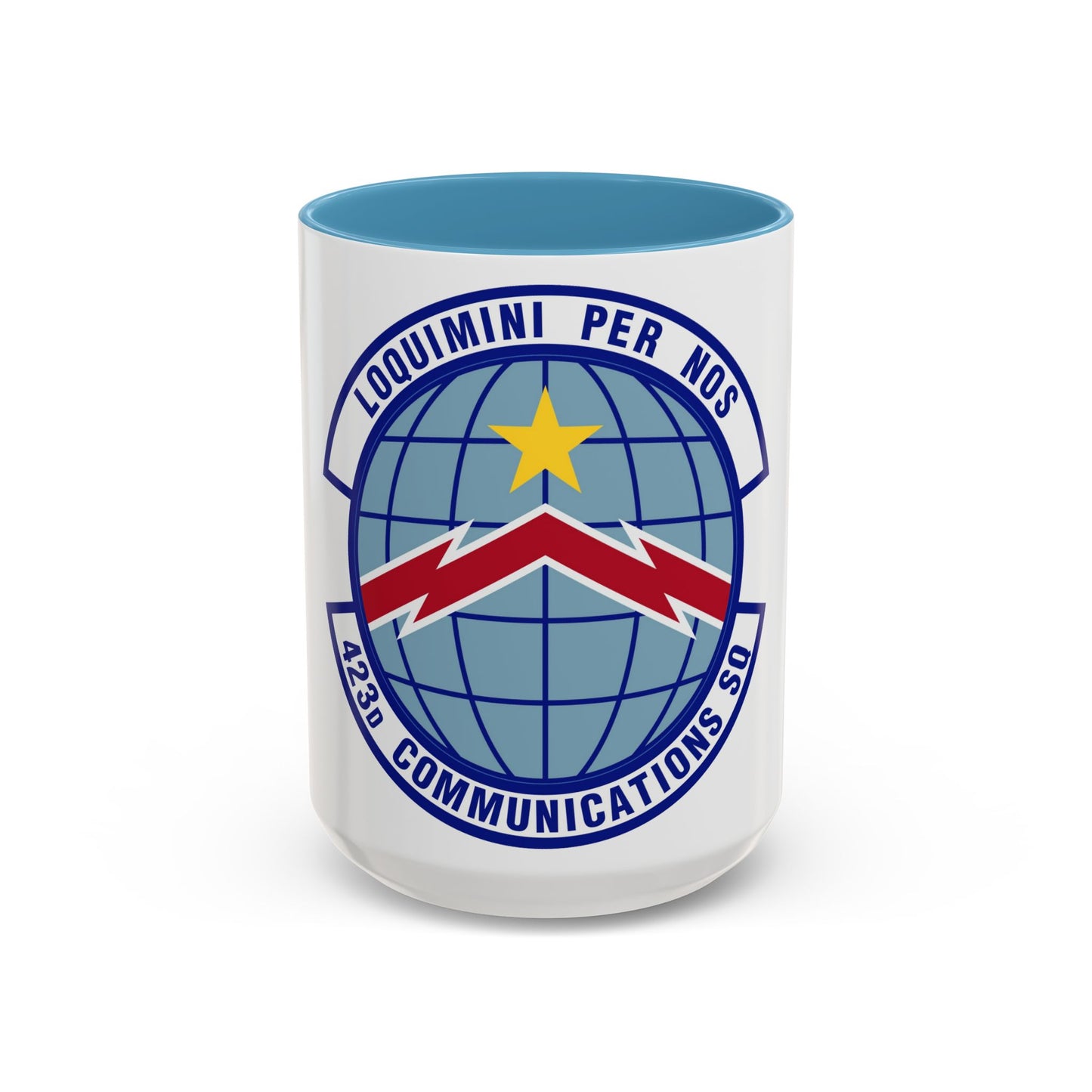 423d Communications Squadron (U.S. Air Force) Accent Coffee Mug