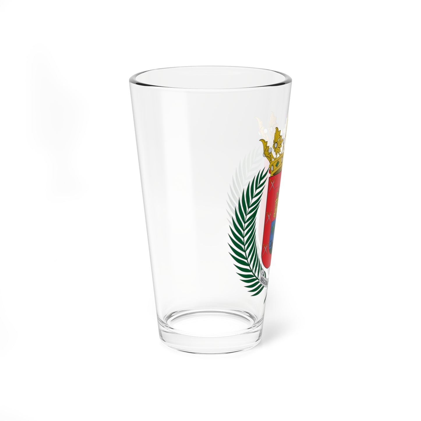 Escudo de Las Palmas de Gran Canaria (Spain) (Coat of Arms) Pint Glass 16oz