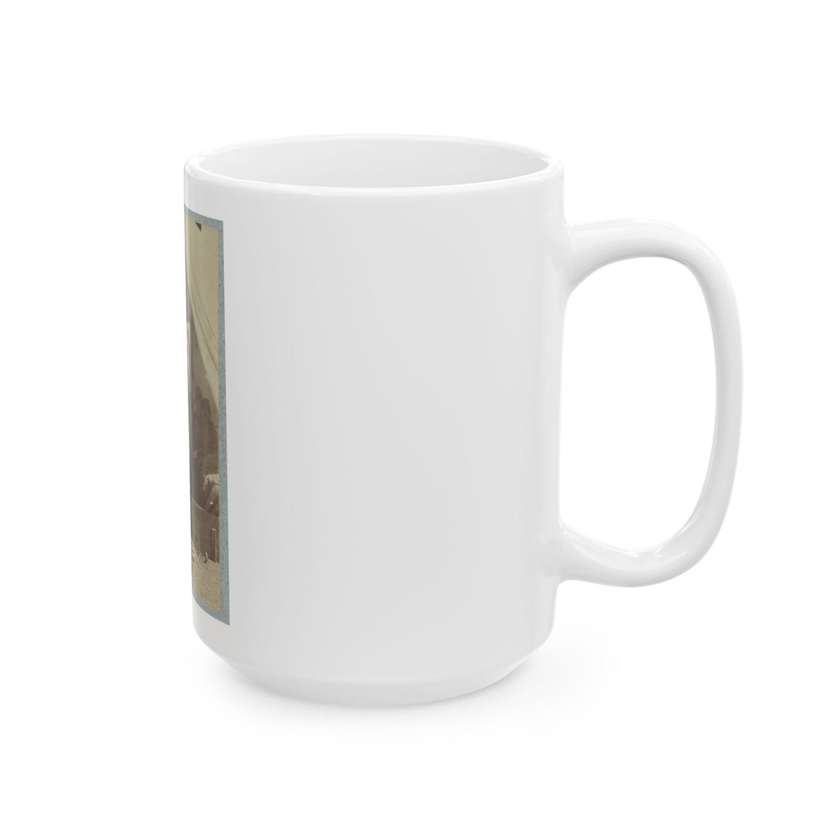 7th N.Y. State Militia, Camp Cameron, D.C., 1861 002 (U.S. Civil War) White Coffee Mug