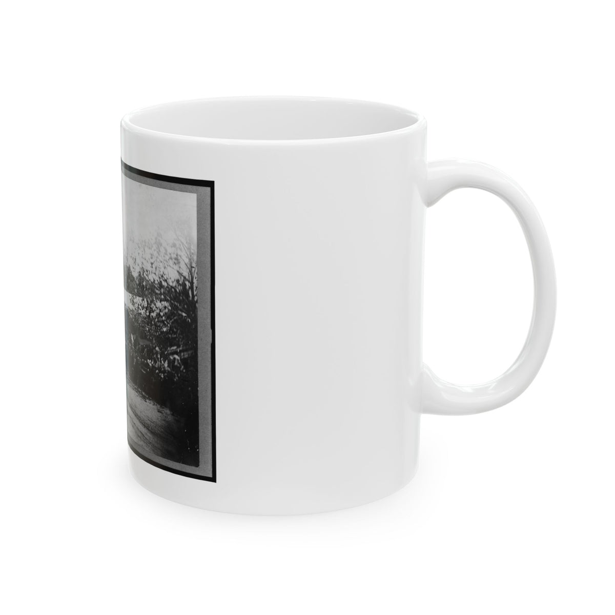 Mounted Cavalry Riding Past Reviewing Stand During The  Grand Review  Of The Union Army, Washington, D.C. (U.S. Civil War) White Coffee Mug