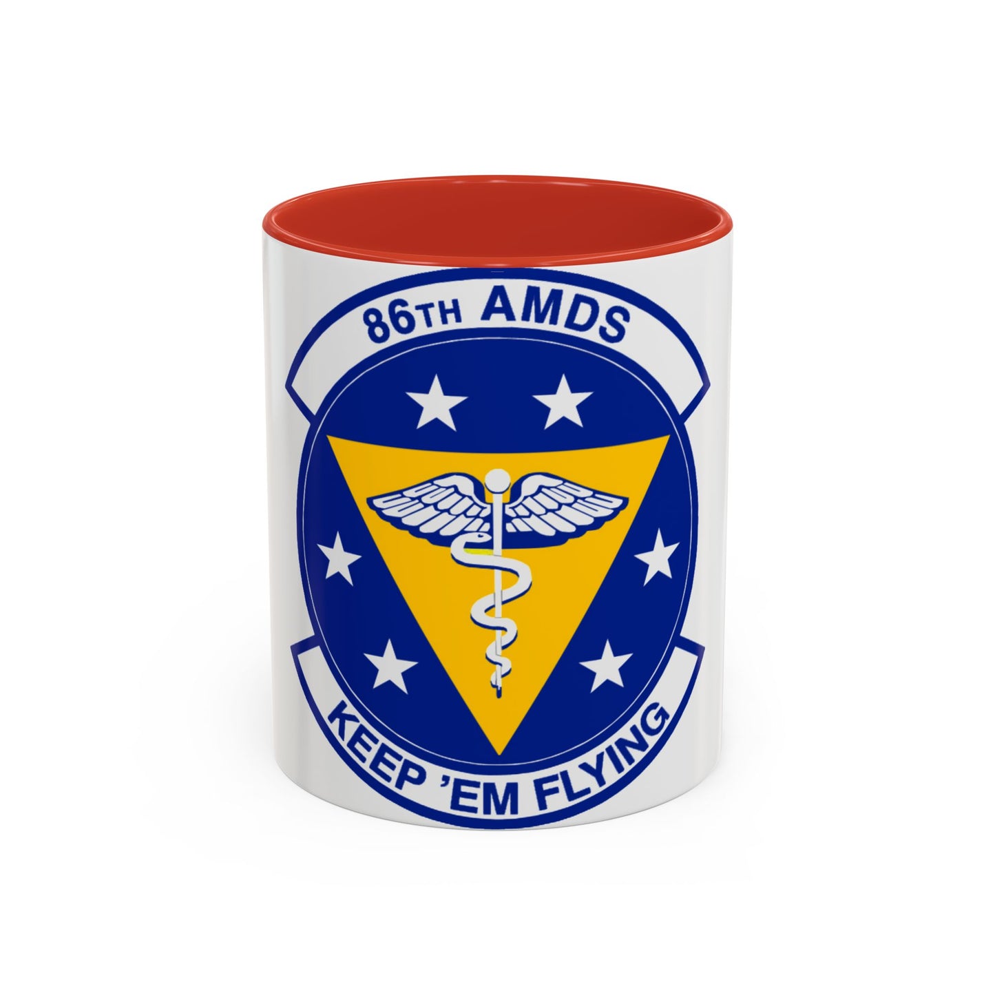 86 Aerospace Medicine Squadron USAFE (U.S. Air Force) Accent Coffee Mug