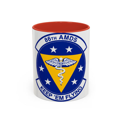 86 Aerospace Medicine Squadron USAFE (U.S. Air Force) Accent Coffee Mug