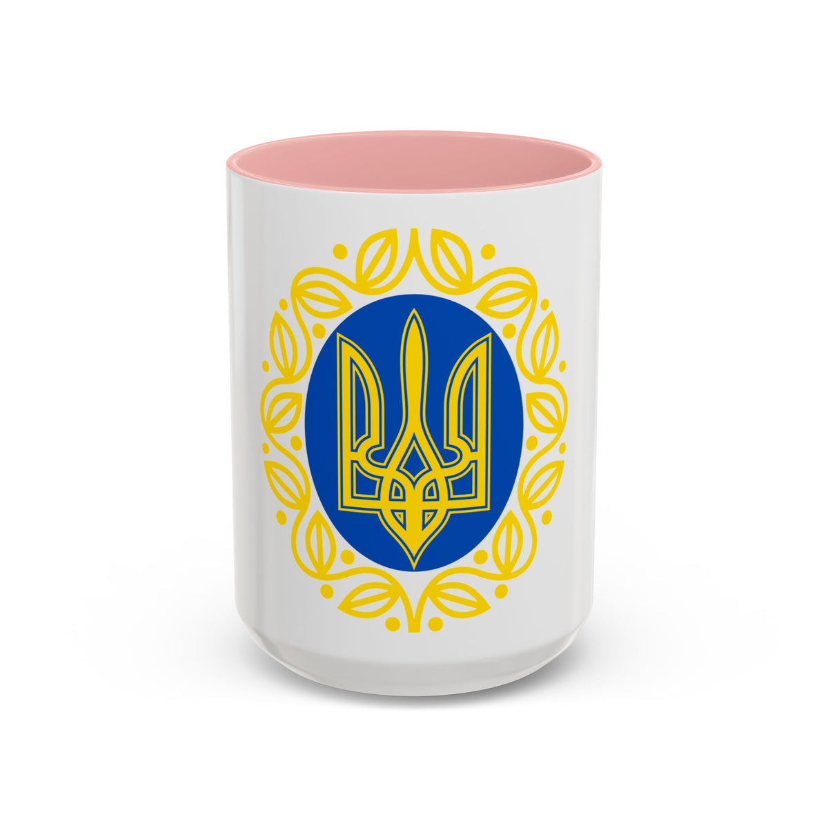 Coat of arms of Ukrainian People's Republic - Accent Coffee Mug