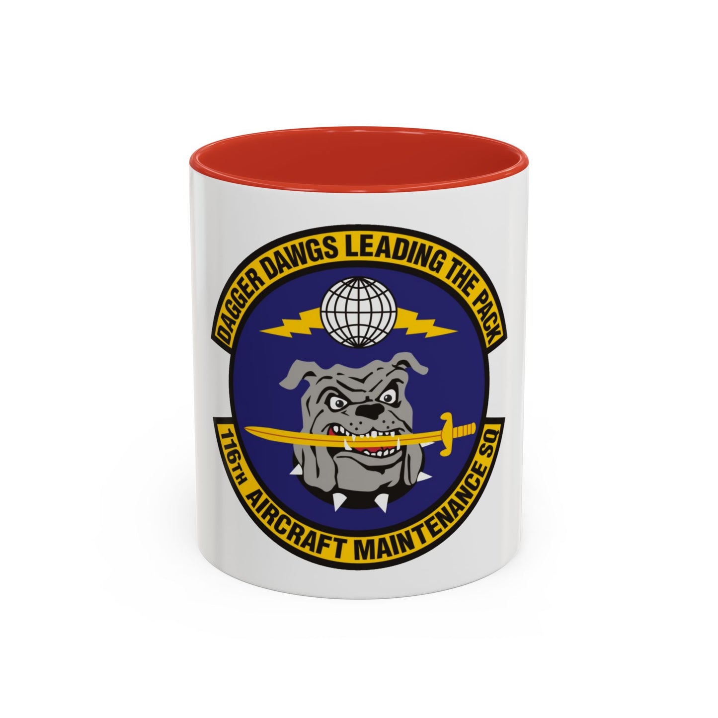 116th Aircraft Maintenance Squadron (U.S. Air Force) Accent Coffee Mug