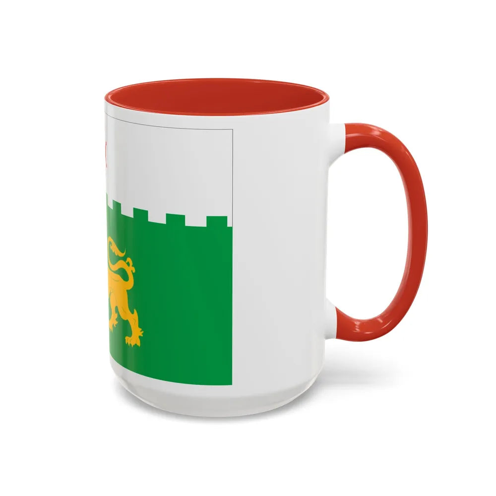 Flag of Akhaltsikhe Georgia - Accent Coffee Mug-Go Mug Yourself