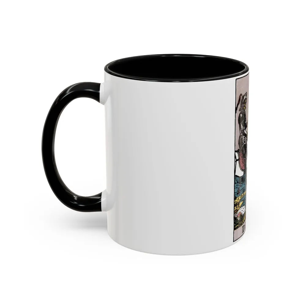 Death (Tarot Card) Accent Coffee Mug-Go Mug Yourself