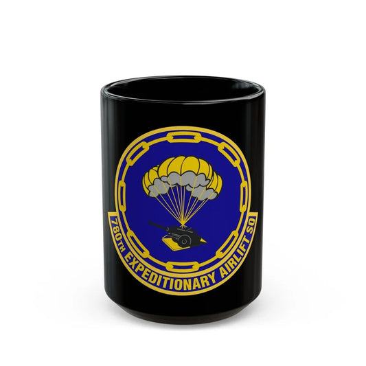 780th Expeditionary Airlift Squadron (U.S. Air Force) Black Coffee Mug-15oz-Go Mug Yourself