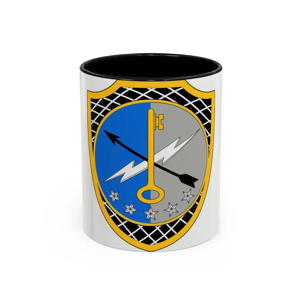 780th Military Intelligence Brigade 2 (U.S. Army) Accent Coffee Mug 11oz Black - Go Mug Yourself