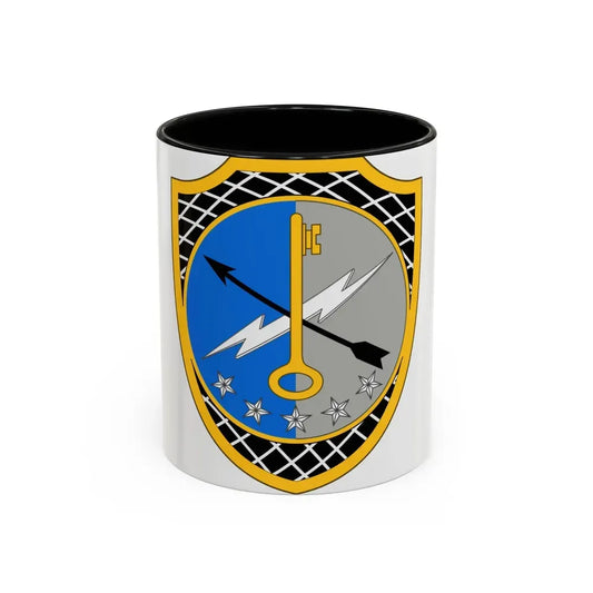 780th Military Intelligence Brigade 2 (U.S. Army) Accent Coffee Mug 11oz Black - Go Mug Yourself