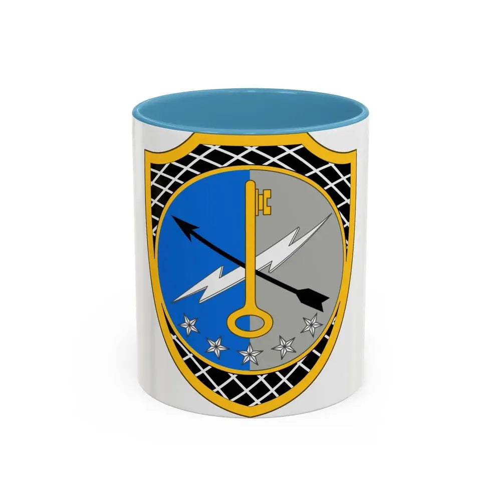 780th Military Intelligence Brigade 2 (U.S. Army) Accent Coffee Mug 11oz Light Blue - Go Mug Yourself