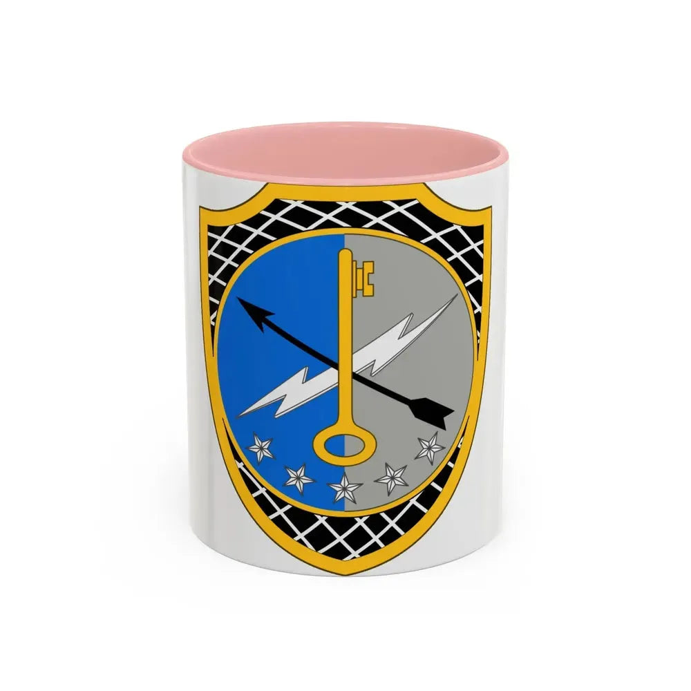 780th Military Intelligence Brigade 2 (U.S. Army) Accent Coffee Mug 11oz Pink - Go Mug Yourself