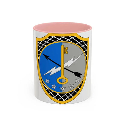 780th Military Intelligence Brigade 2 (U.S. Army) Accent Coffee Mug 11oz Pink - Go Mug Yourself