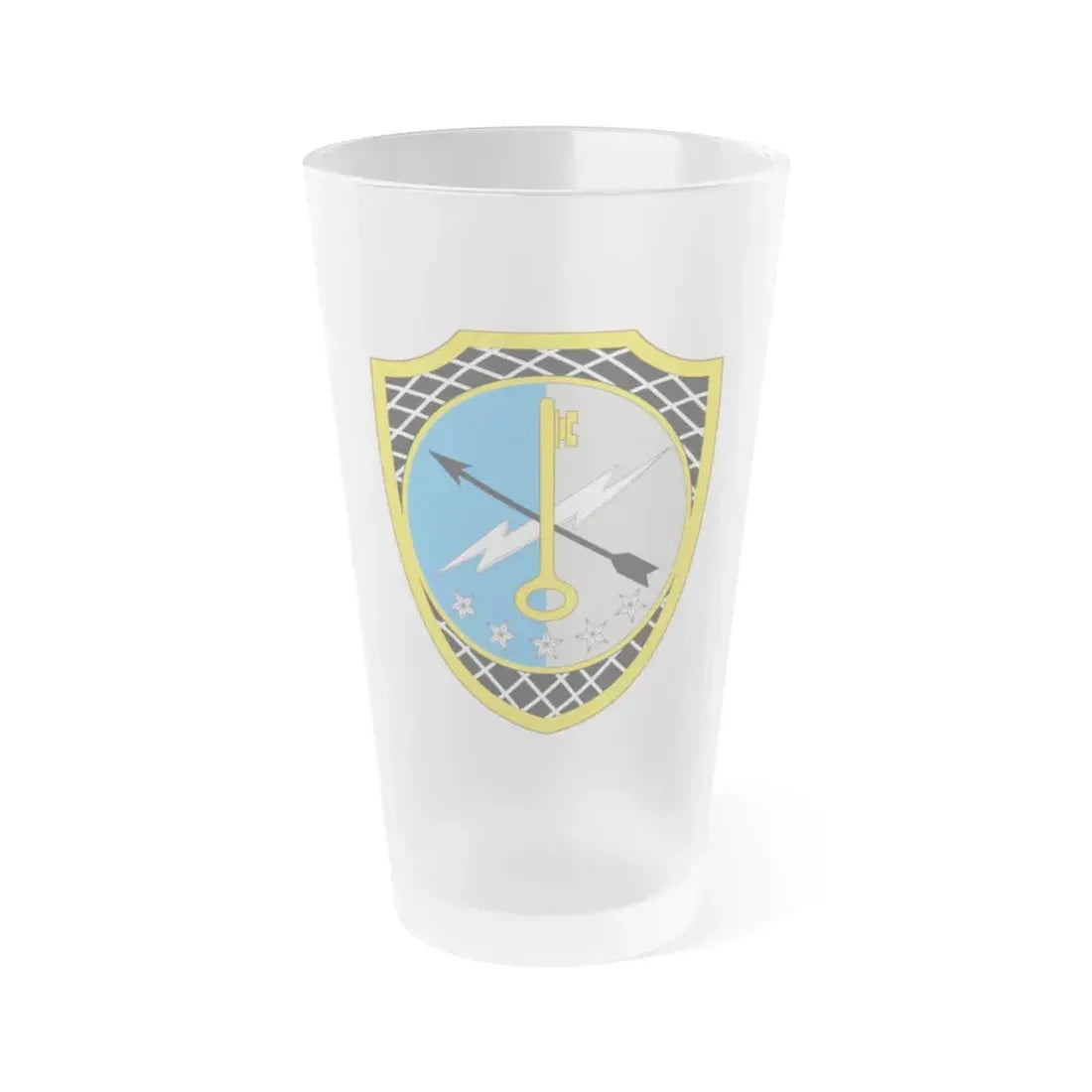 780th Military Intelligence Brigade 2 (U.S. Army) Frosted Pint Glass 16oz Default Title - Go Mug Yourself