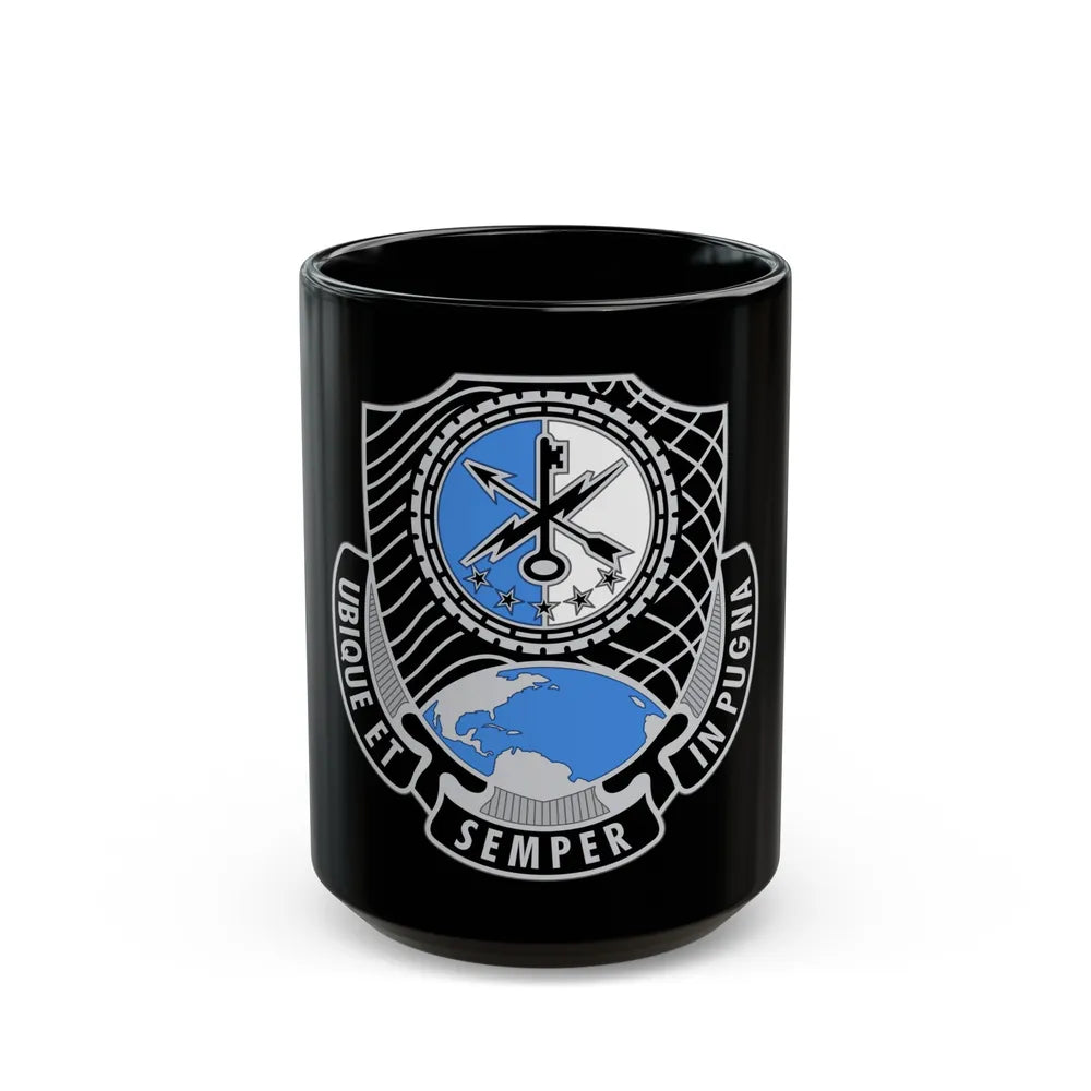 780th Military Intelligence Brigade (U.S. Army) Black Coffee Mug-15oz-Go Mug Yourself