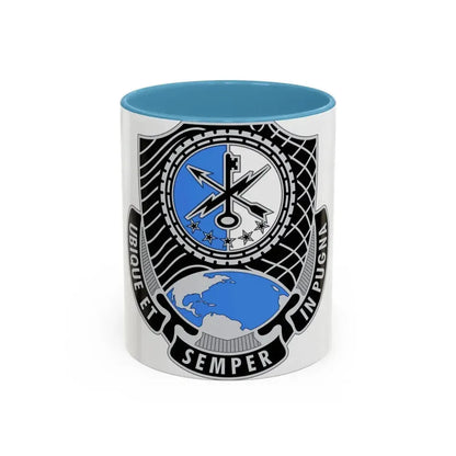 780th Military Intelligence Brigade (U.S. Army) Accent Coffee Mug 11oz Light Blue - Go Mug Yourself