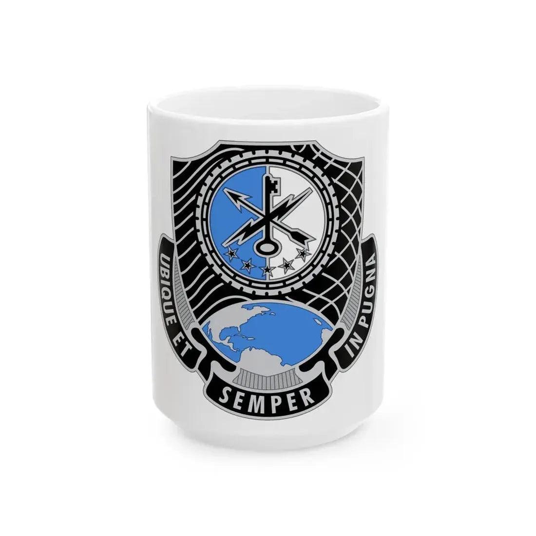 780th Military Intelligence Brigade (U.S. Army) White Coffee Mug 15oz - Go Mug Yourself