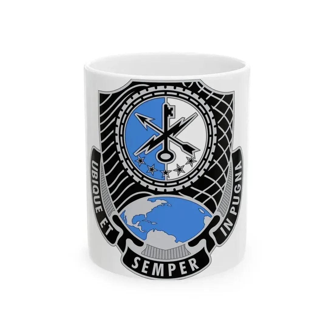 780th Military Intelligence Brigade (U.S. Army) White Coffee Mug - Go Mug Yourself