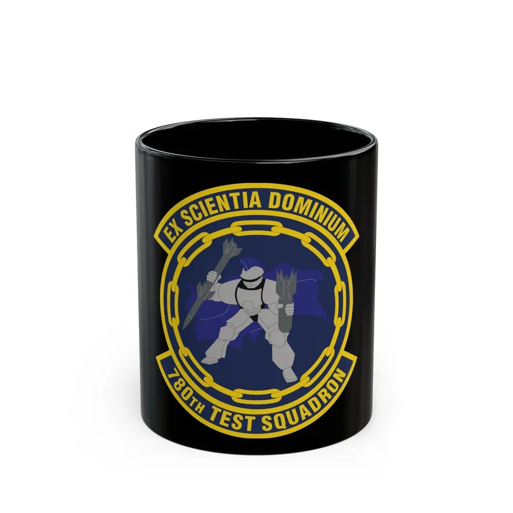 780th Test Squadron (U.S. Air Force) Black Coffee Mug-11oz-Go Mug Yourself