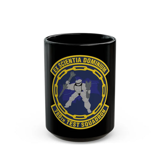 780th Test Squadron (U.S. Air Force) Black Coffee Mug-15oz-Go Mug Yourself