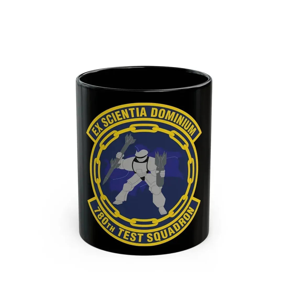 780th Test Squadron (U.S. Air Force) Black Coffee Mug 11oz - Go Mug Yourself