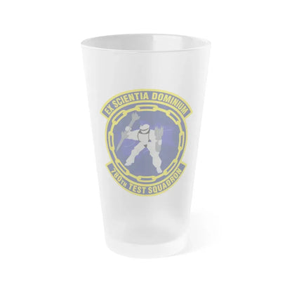 780th Test Squadron (U.S. Air Force) Frosted Pint Glass 16oz Default Title - Go Mug Yourself