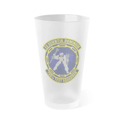 780th Test Squadron (U.S. Air Force) Frosted Pint Glass 16oz Default Title - Go Mug Yourself