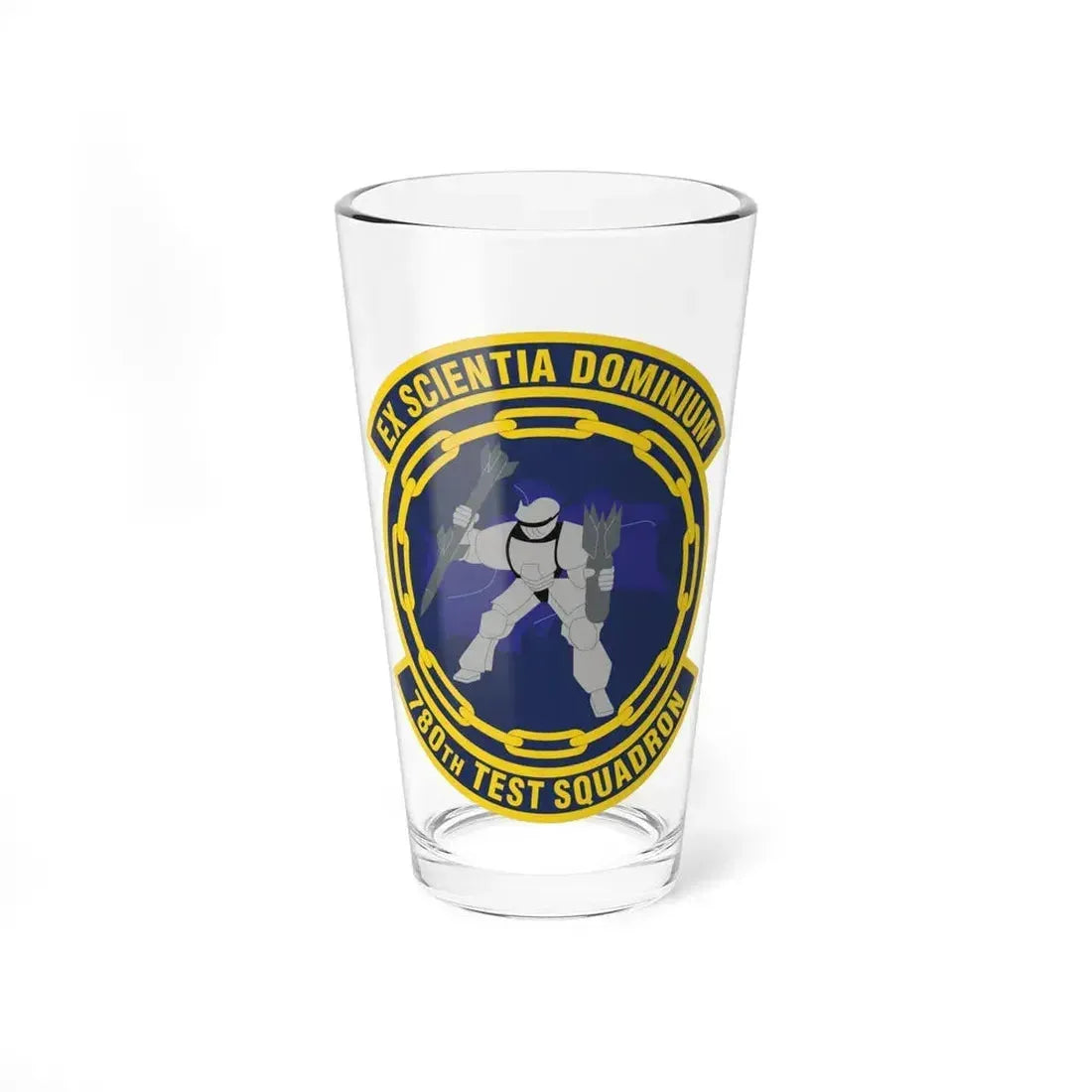 780th Test Squadron (U.S. Air Force) Pint Glass 16oz 16oz - Go Mug Yourself