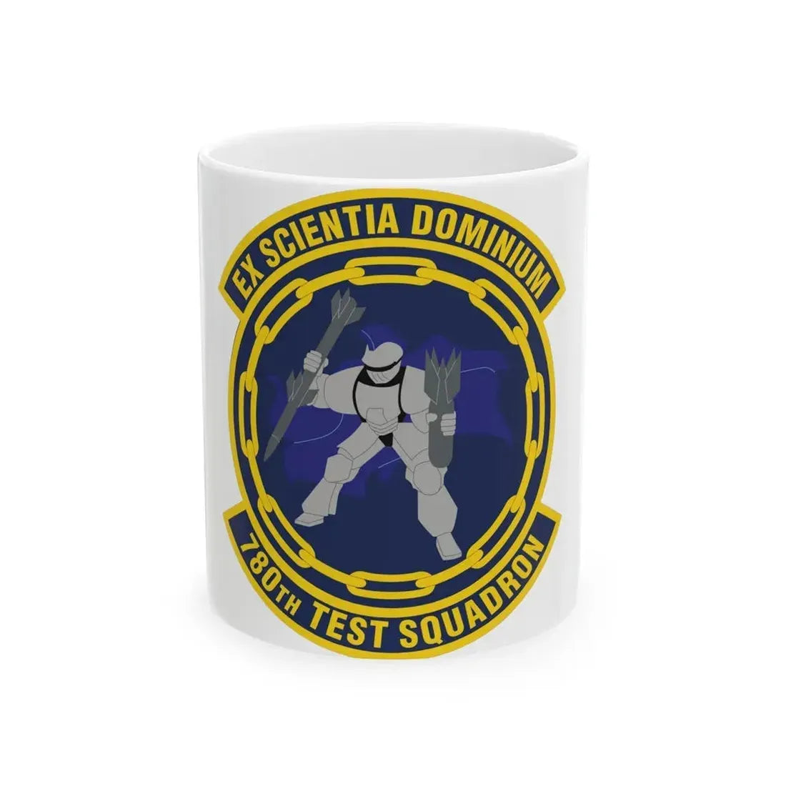 780th Test Squadron (U.S. Air Force) White Coffee Mug 11oz - Go Mug Yourself