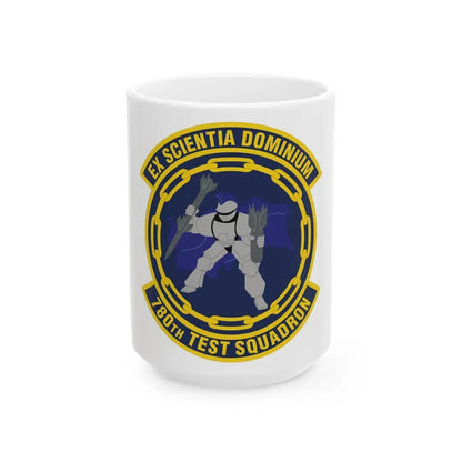 780th Test Squadron (U.S. Air Force) White Coffee Mug 15oz - Go Mug Yourself
