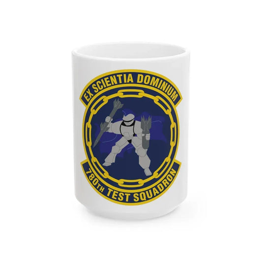 780th Test Squadron (U.S. Air Force) White Coffee Mug 15oz - Go Mug Yourself