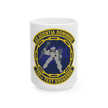 780th Test Squadron (U.S. Air Force) White Coffee Mug 15oz - Go Mug Yourself