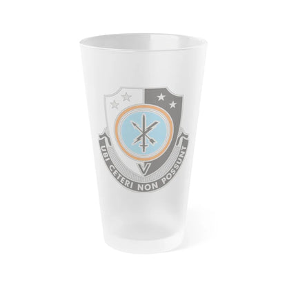 781 Military Intelligence Battalion (U.S. Army) Frosted Pint Glass 16oz-Go Mug Yourself