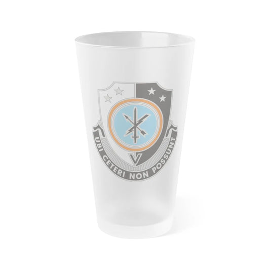 781 Military Intelligence Battalion (U.S. Army) Frosted Pint Glass 16oz-Go Mug Yourself