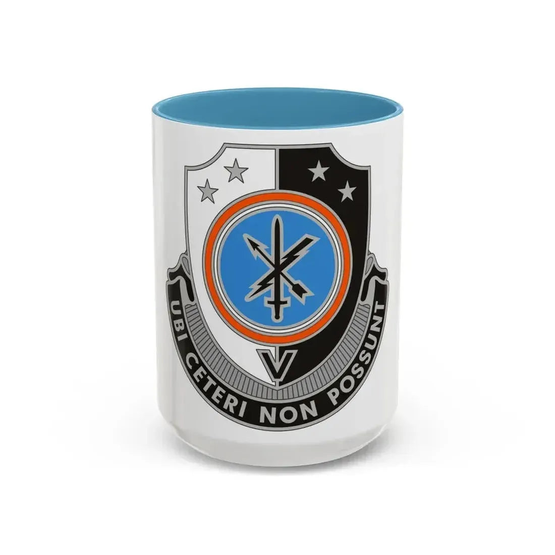 781 Military Intelligence Battalion (U.S. Army) Accent Coffee Mug 15oz Light Blue - Go Mug Yourself
