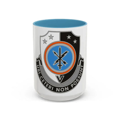 781 Military Intelligence Battalion (U.S. Army) Accent Coffee Mug 15oz Light Blue - Go Mug Yourself