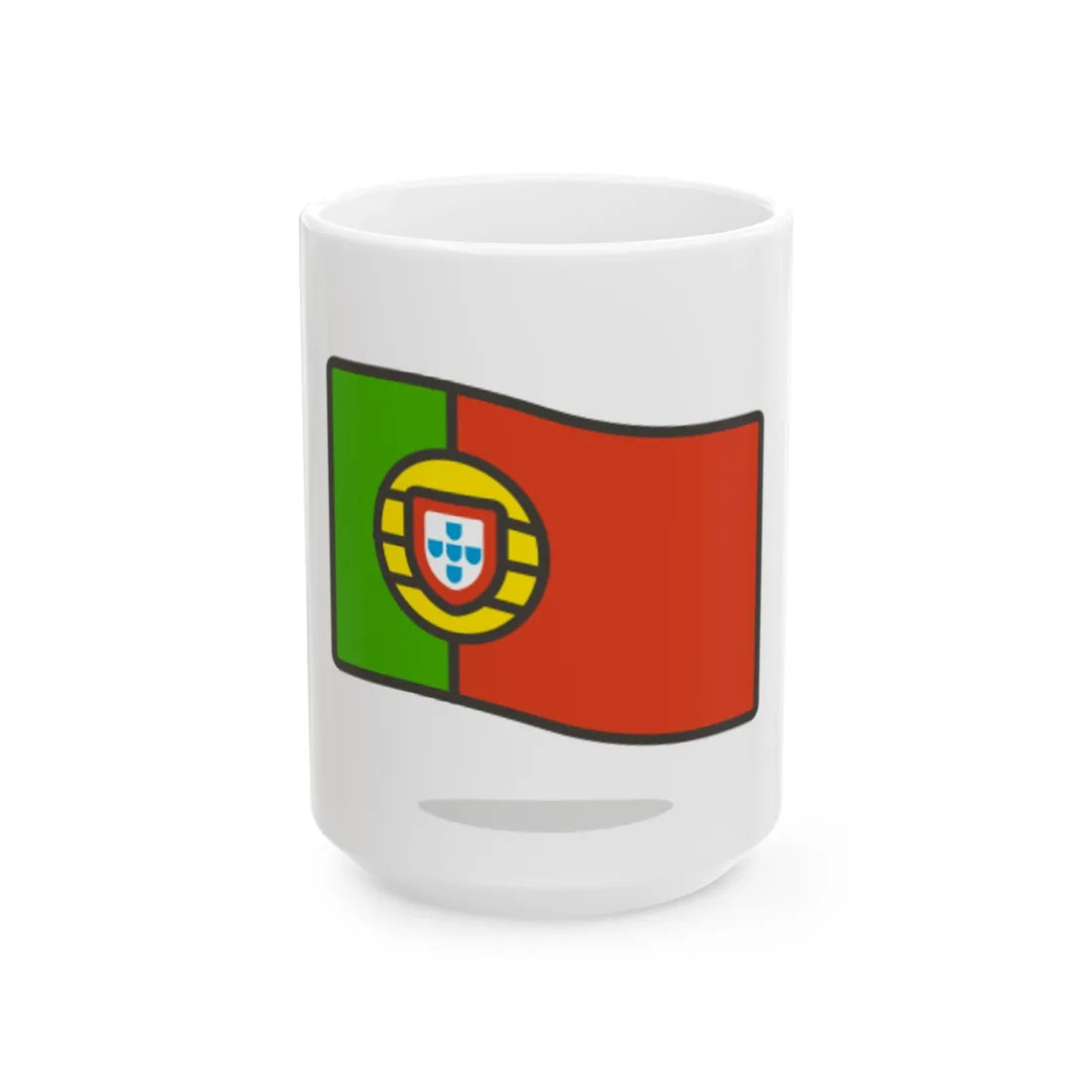 781-Portugal (Portugal) White Coffee Mug 15oz - Go Mug Yourself