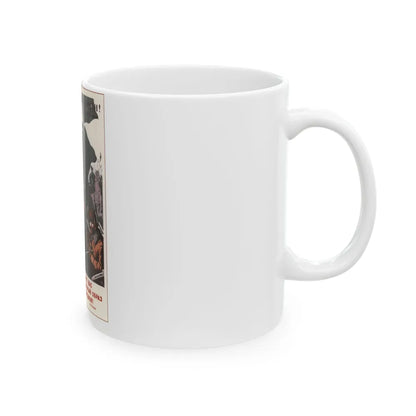 Soviet Era Poster 531 - White Coffee Mug-Go Mug Yourself