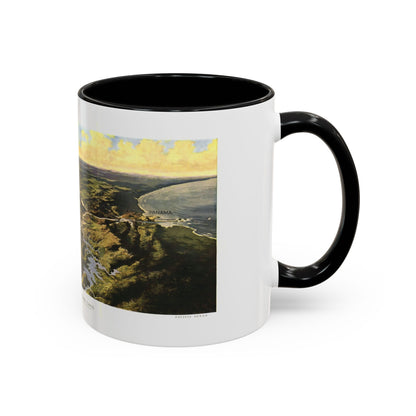 Central America - Panama Canal (1912) (Map) Accent Coffee Mug