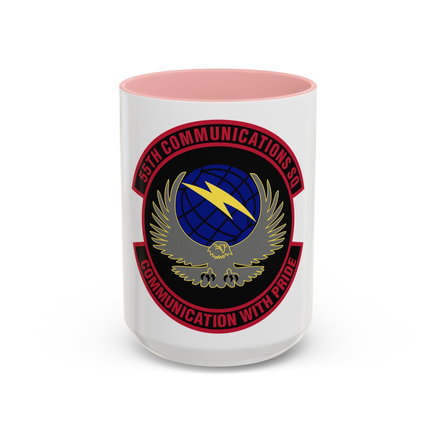55th Communications Squadron (U.S. Air Force) Accent Coffee Mug