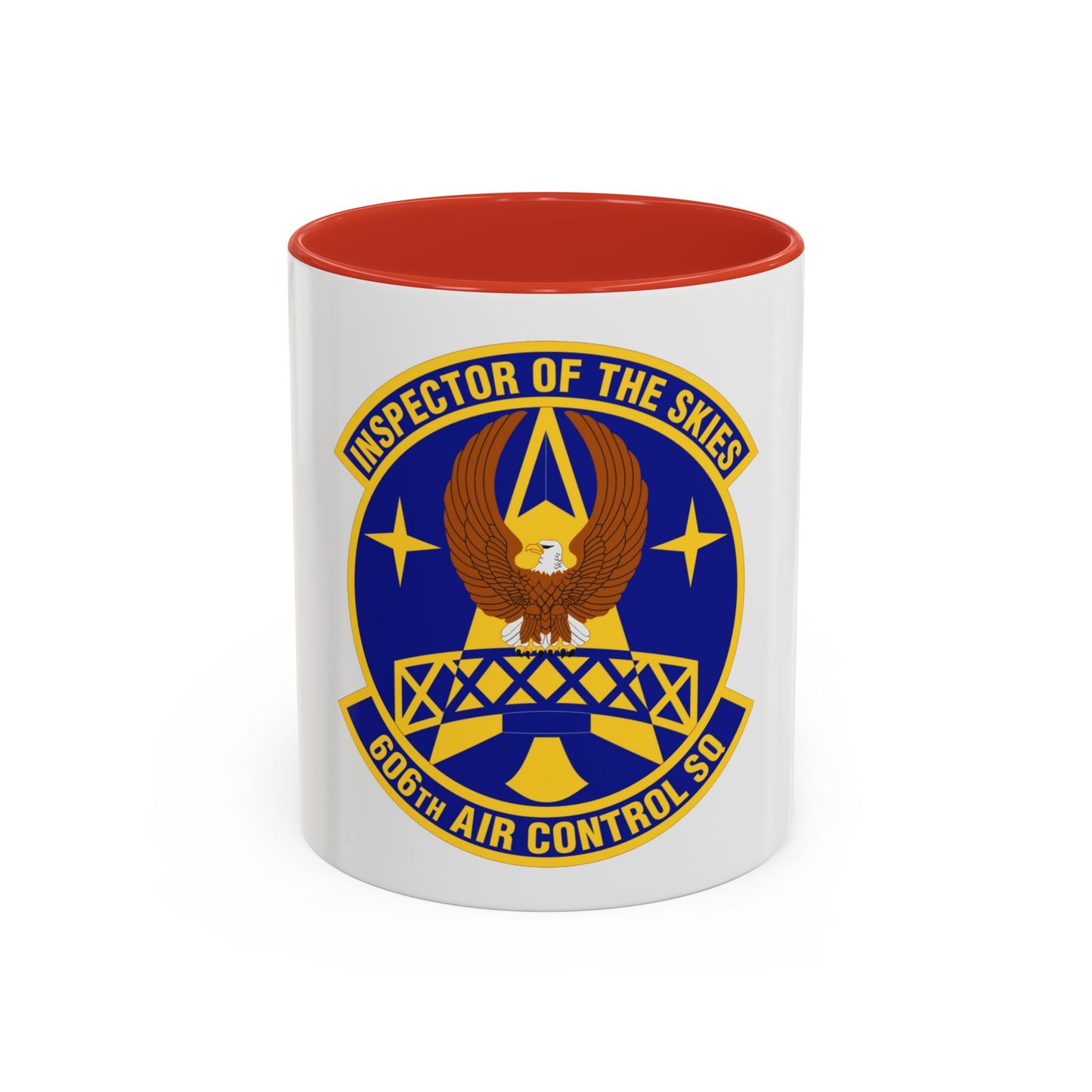 606th Air Control Squadron (U.S. Air Force) Accent Coffee Mug