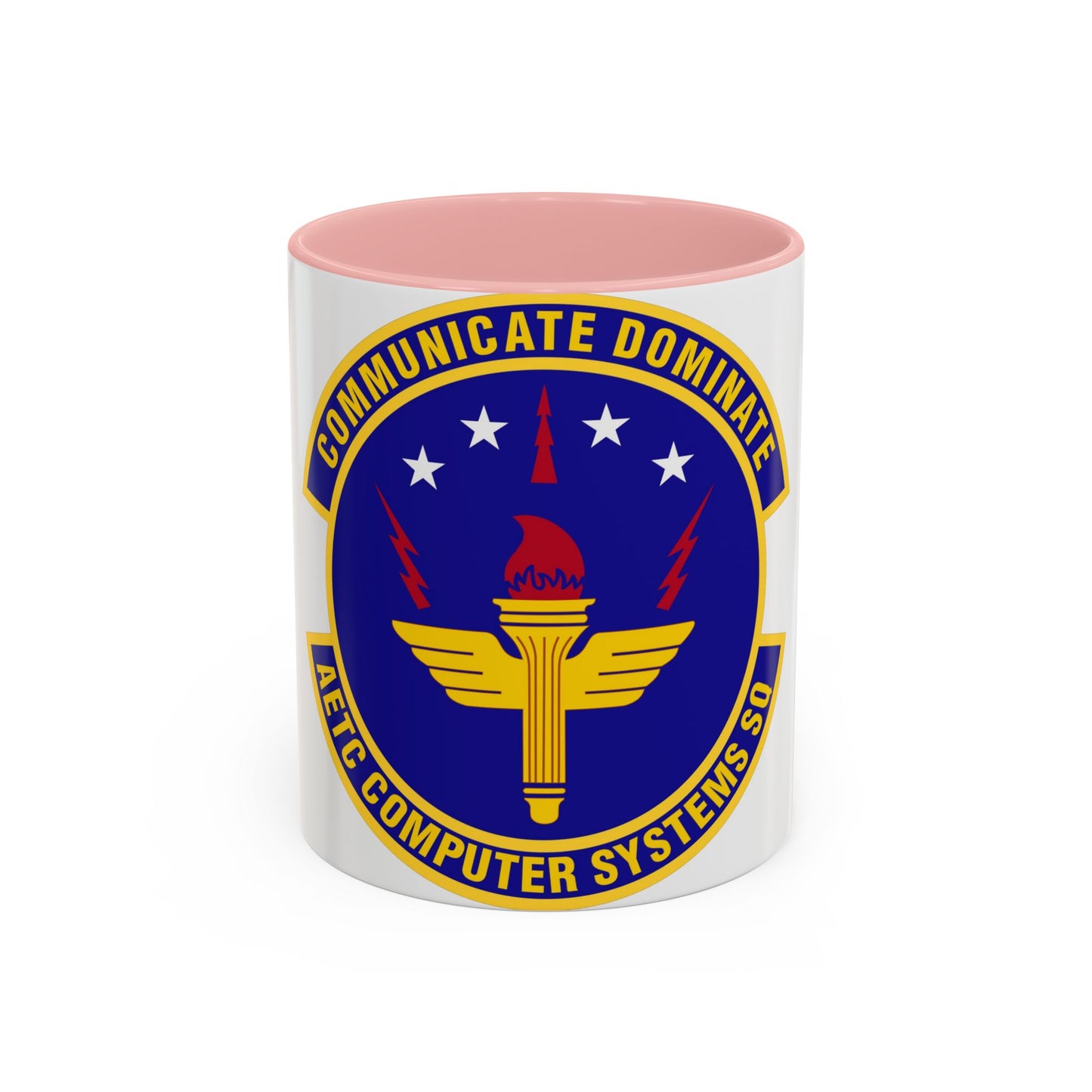 AETC Computer Systems Squadron (U.S. Air Force) Accent Coffee Mug