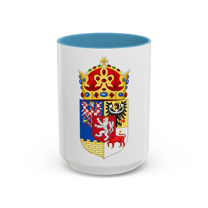 Coat of arms of Bohemian Crown - Accent Coffee Mug